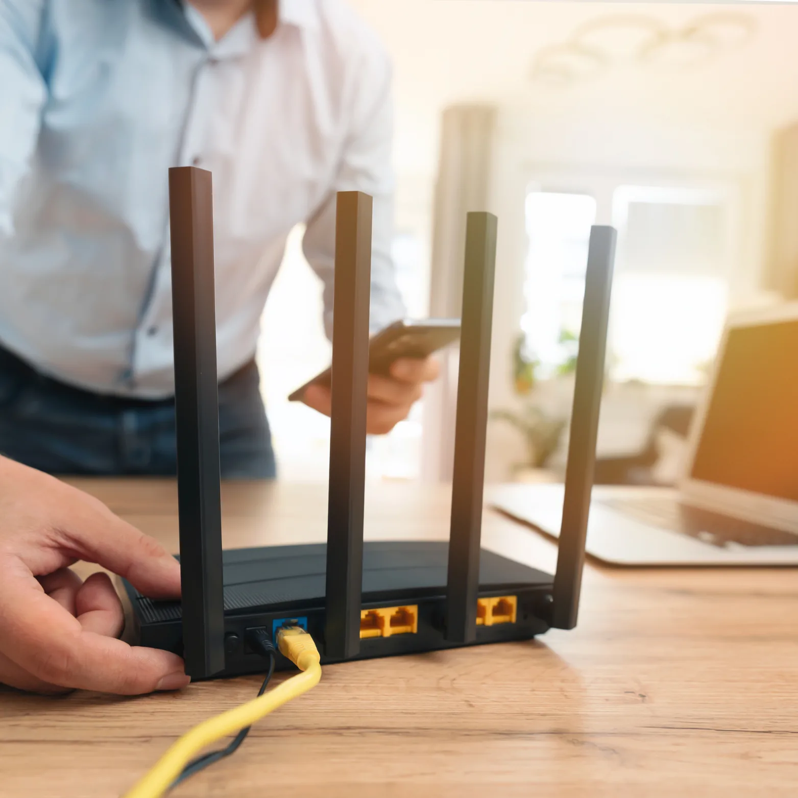 Router wifi per la connessione internet di casa